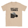 T-shirt featuring a graphic of a tennis player in action at Monte Carlo