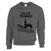 Unisex sweater featuring a graphic print of Lille Tennis