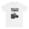 T-shirt featuring a graphic of a tennis player in action at Monte Carlo