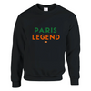 Crewneck sweater featuring a graphic print of a tennis player in Paris