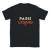 T-shirt with a typographic design celebrating tennis in Paris