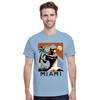 T-shirt featuring a tennis player in action against a Miami skyline
