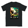 T-shirt featuring a graphic of a tennis player in action