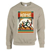 Crewneck sweater featuring a graphic of the Rome Marathon logo
