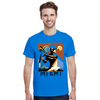 T-shirt featuring a tennis player in action against a Miami skyline