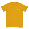 Casual t-shirt featuring an embroidered design of a rowing moon