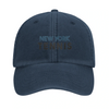 Embroidered cap featuring a vintage New York Tennis logo