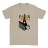 T-shirt featuring a graphic of a tennis player in Paris