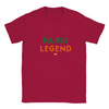 T-shirt featuring a tennis graphic inspired by Paris