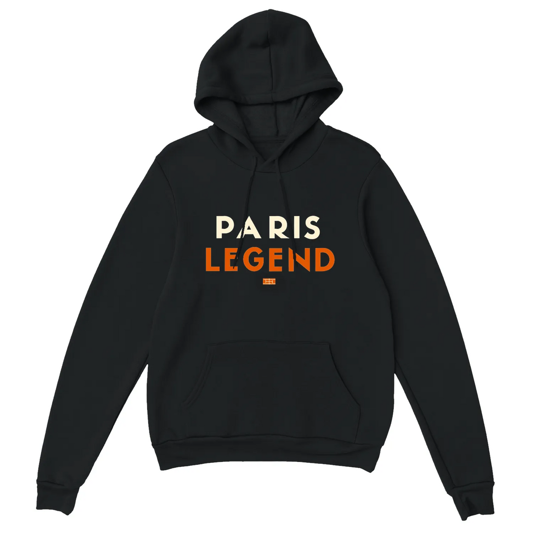 Hoodie with a graphic print of Tennis Paris Legend