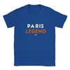 T-shirt with a typographic design celebrating tennis in Paris
