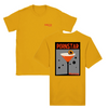 T-shirt featuring a graphic of a Pornstar Martini cocktail