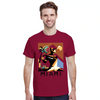 T-shirt featuring a tennis player in action against a Miami skyline