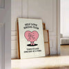Μαύρο και άσπρο μινιμαλιστικό πόστερ με 'Self Love Social Club' σε έντονη τυπογραφία