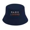 Printed bucket hat featuring a minimalist 'Tennis Paris Legend' logo design