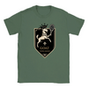 T-shirt featuring a graphic of a tennis player in action