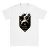T-shirt featuring a graphic of a tennis player in action