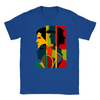 T-shirt featuring a graphic of a tennis tournament scene