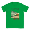 T-shirt featuring a graphic of tennis rackets and balls with Deauville text