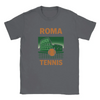 T-shirt featuring a graphic of a tennis player in action