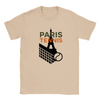 T-shirt featuring a graphic of a tennis player in Paris