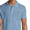 Embroidered polo featuring a tennis design inspired by Polo Paris