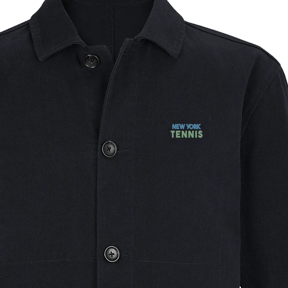 Embroidered jacket featuring New York Tennis 2 logo on chest