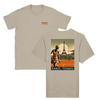 T-shirt featuring a graphic of tennis players in Paris