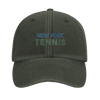 Embroidered cap featuring a vintage New York Tennis 2 logo