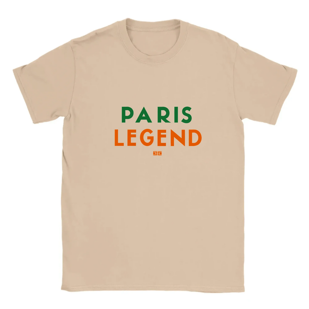 T-shirt featuring a tennis graphic inspired by Paris