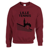 Unisex sweater featuring a graphic print of Lille Tennis