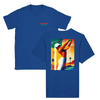 T-shirt featuring a graphic of a golf scene in Palm Springs
