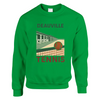 Crewneck sweater featuring Deauville Tennis logo and tennis-themed graphic