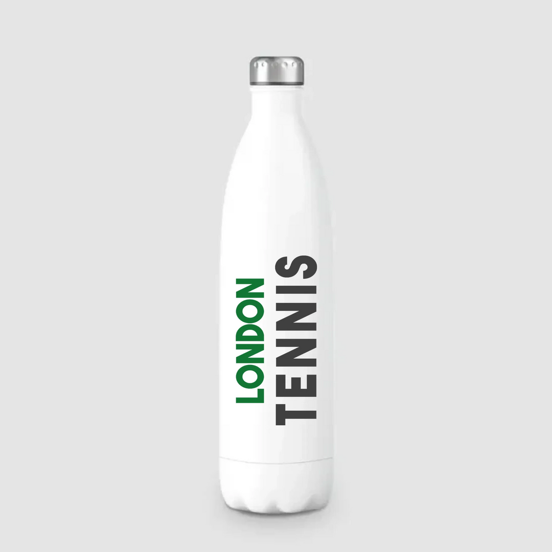 Stainless steel London Tennis gourd with spout and insulated double wall