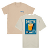 T-shirt med en grafik av en Pastis-cocktail och texten Marseille