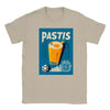 T-shirt featuring a graphic of a Pastis cocktail and Marseille skyline