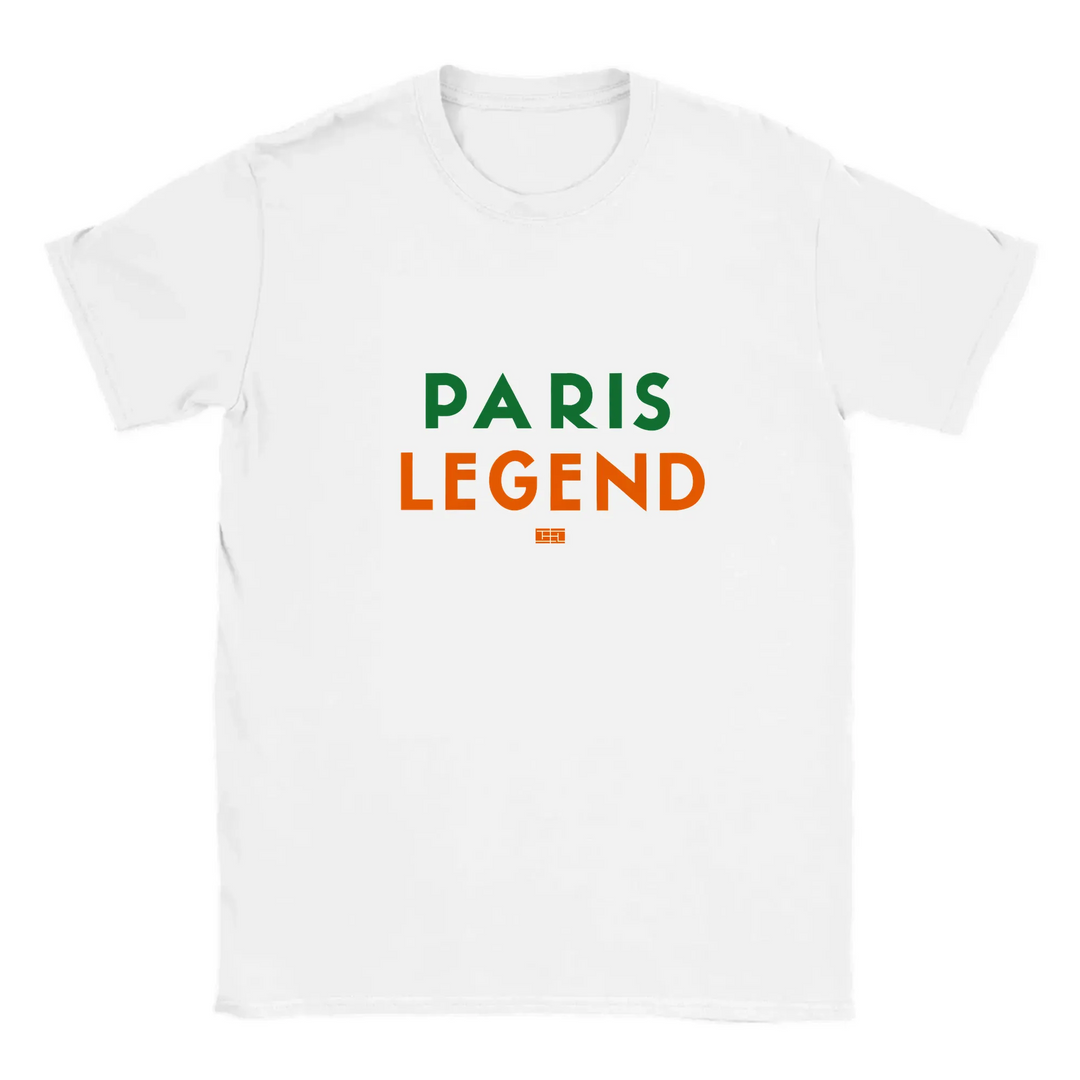 T-shirt featuring a tennis graphic inspired by Paris