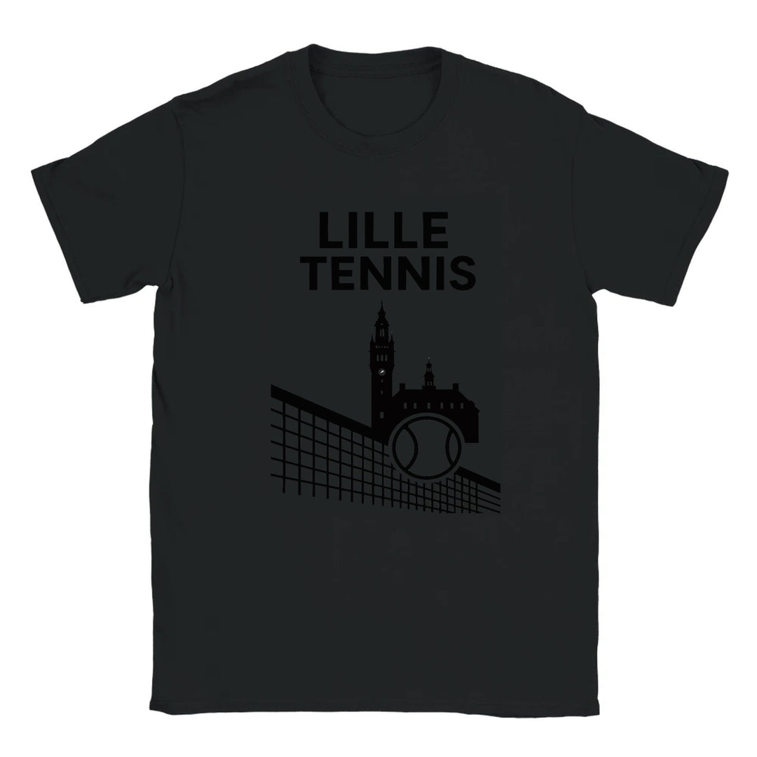 T-shirt featuring a graphic design inspired by Lille Tennis