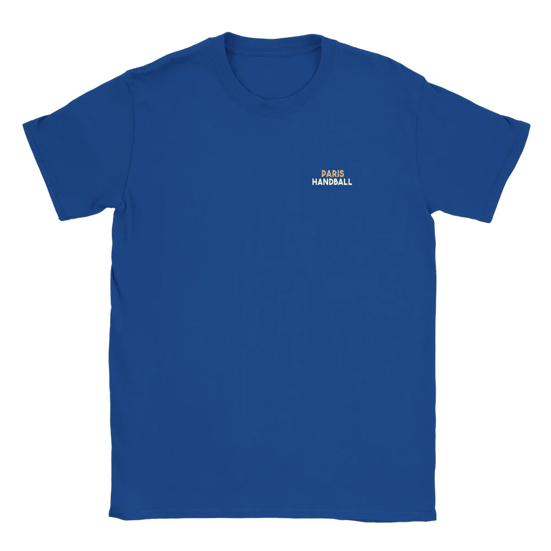 T-shirt featuring an embroidered design of Paris Handball 1 logo