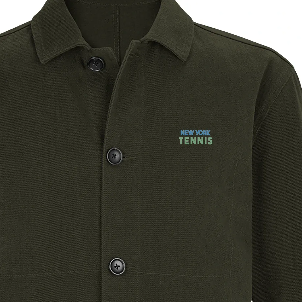 Embroidered jacket featuring New York Tennis 2 logo on chest