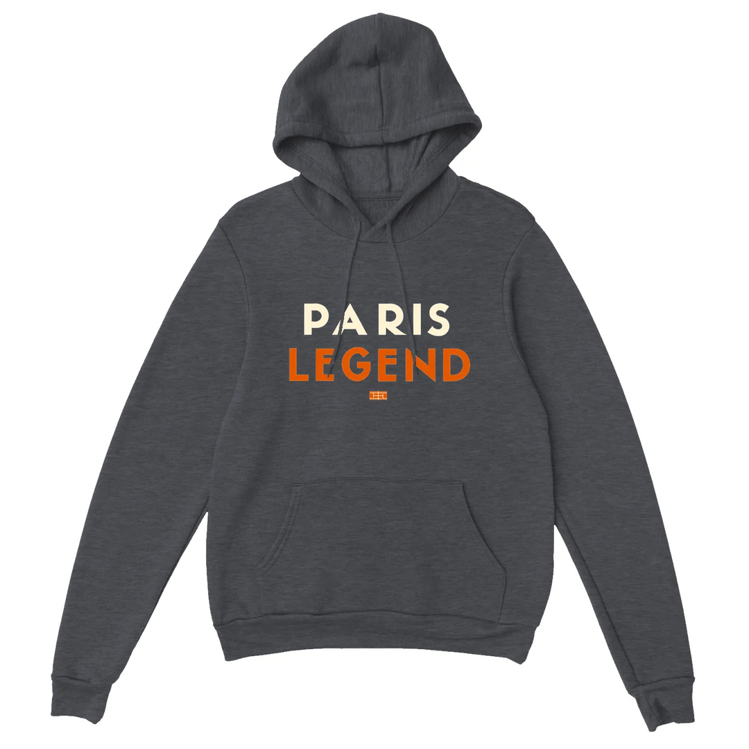 Hoodie with a graphic print of Tennis Paris Legend