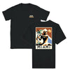 T-shirt featuring a graphic of a tennis player in action against a Miami skyline