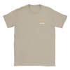 Casual t-shirt featuring an embroidered design of a rowing moon