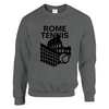 Sweater featuring a graphic of tennis players in Rome