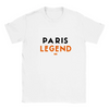 T-shirt featuring a tennis graphic inspired by Paris