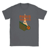 T-shirt featuring a graphic of the Eiffel Tower and a tennis racquet