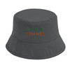 Cap featuring an embroidered graphic of tennis elements inspired by Paris