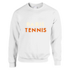 Sweater featuring a minimalist tennis motif and 'Paris Tennis' text