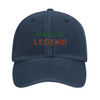 Embroidered cap featuring a vintage tennis design inspired by Paris