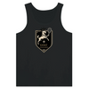 Tank top featuring a graphic of a tennis legend with GOAT lettering